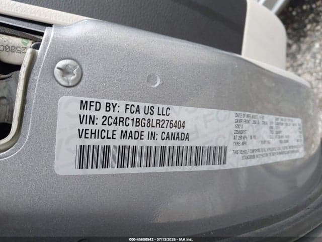 2020 CHRYSLER PACIFICA TOURING L 9