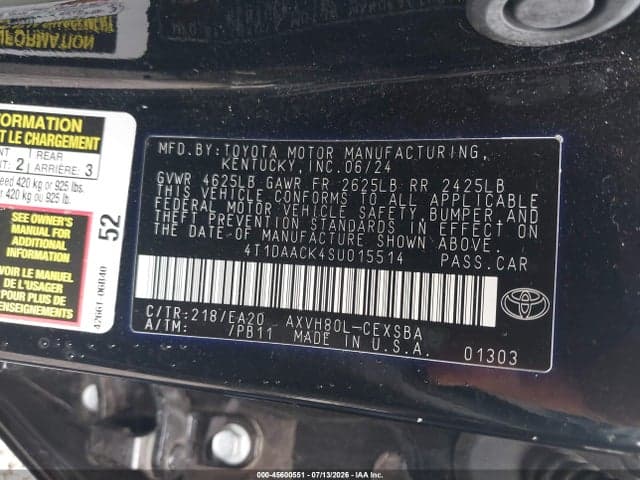 2025 TOYOTA CAMRY SE 9