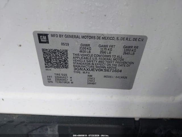2019 CHEVROLET EQUINOX LT 9