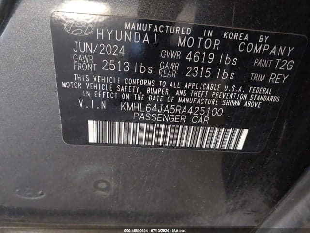 2024 HYUNDAI SONATA SEL 9