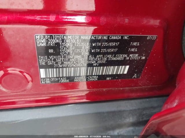 2023 TOYOTA RAV4 XLE 9