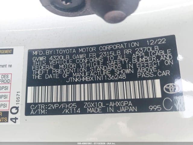 2022 TOYOTA C-HR NIGHTSHADE EDITION 9