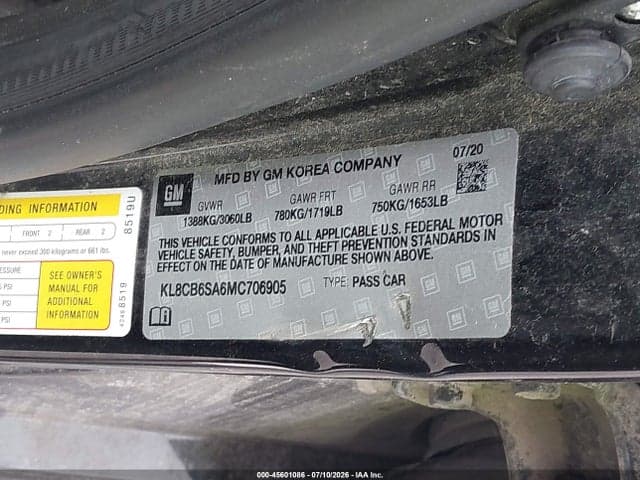 2021 CHEVROLET SPARK FWD LS AUTOMATIC 9