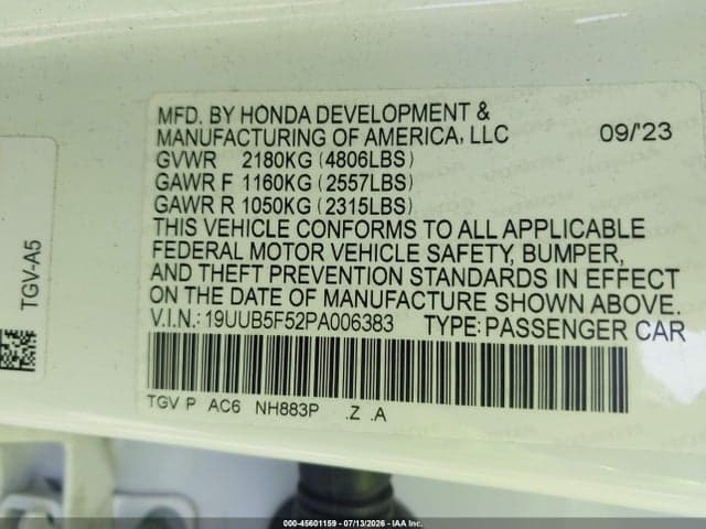 2023 ACURA TLX A-SPEC PACKAGE 9
