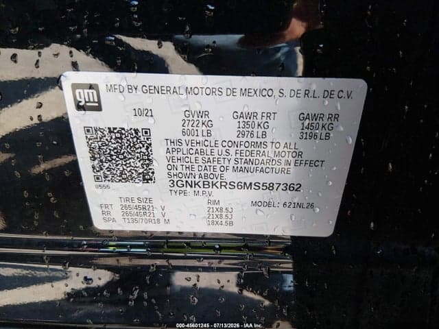 2021 CHEVROLET BLAZER AWD RS 9