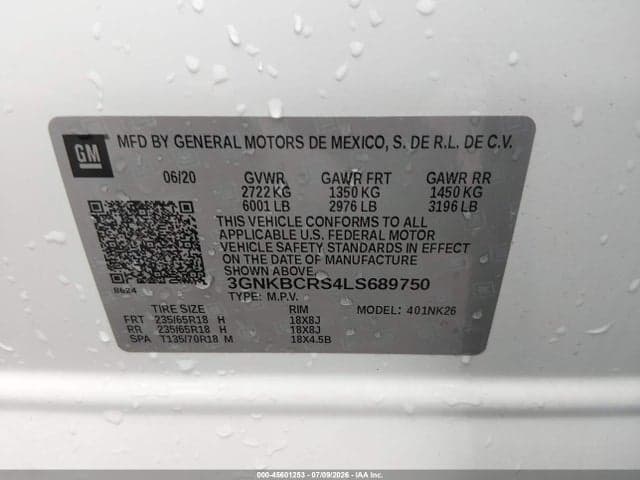 2020 CHEVROLET BLAZER FWD 2LT 9