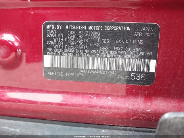 2022 MITSUBISHI ECLIPSE CROSS LE S-AWC 9