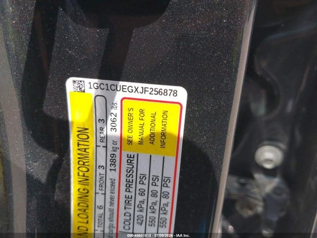 2018 CHEVROLET SILVERADO 2500HD WT 9