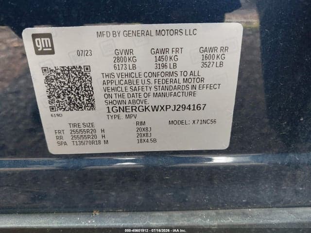 2023 CHEVROLET TRAVERSE FWD LT CLOTH 9