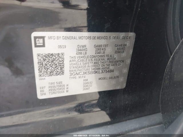 2019 CHEVROLET TRAX LS 9