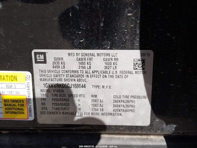 2016 GMC ACADIA SLT-1 9