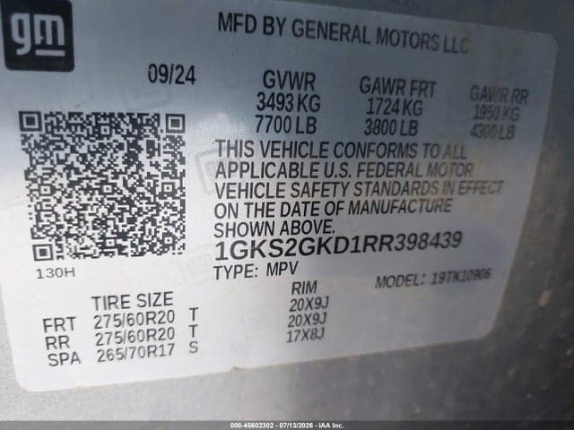 2024 GMC YUKON XL 4WD SLT 9