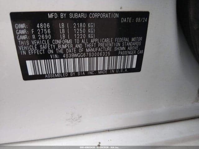2025 SUBARU LEGACY SPORT 9