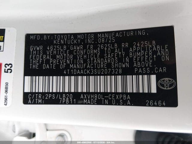 2025 TOYOTA CAMRY XSE 9
