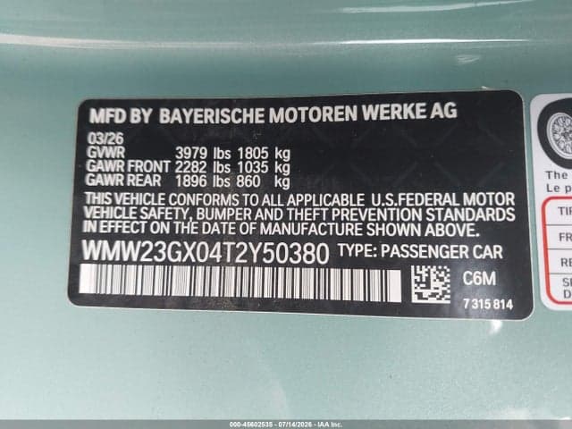 2026 MINI CONVERTIBLE COOPER S 9