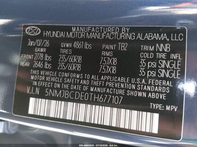 2026 HYUNDAI TUCSON SEL 9