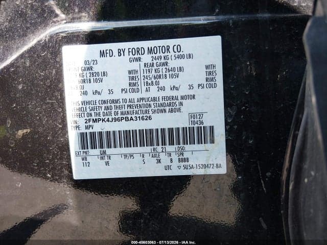 2023 FORD EDGE SEL/ST-LINE 9