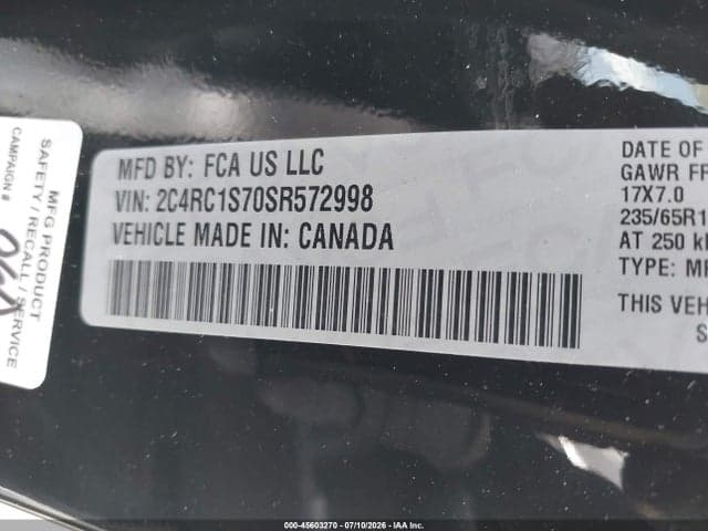 2025 CHRYSLER PACIFICA HYBRID SELECT 9