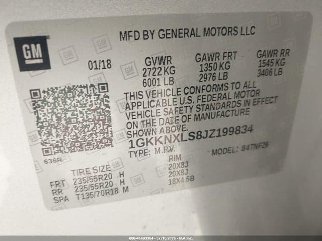 2018 GMC ACADIA DENALI 9
