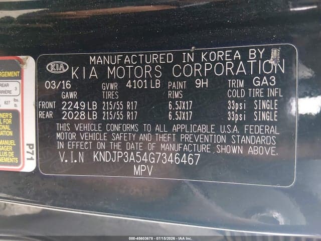 2016 KIA SOUL + 9