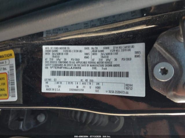 2020 FORD RANGER XLT 9