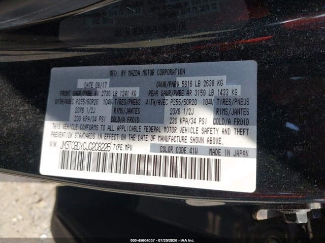 2018 MAZDA CX-9 GRAND TOURING 9