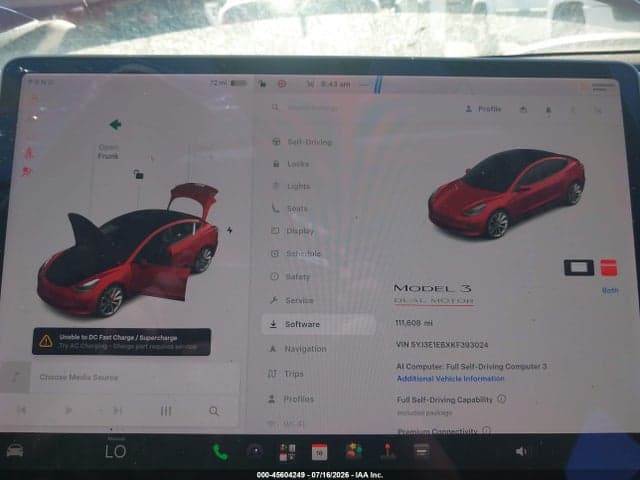 2019 TESLA MODEL 3 LONG RANGE/PERFORMANCE 7