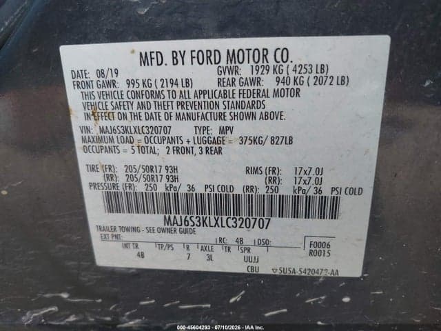 2020 FORD ECOSPORT TITANIUM 9