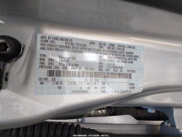 2018 FORD FOCUS SE 9
