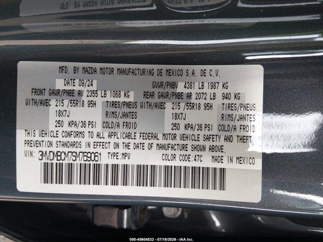 2025 MAZDA CX-30 2.5 S CARBON EDITION 9