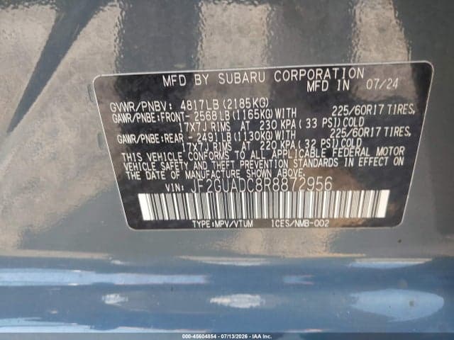 2024 SUBARU CROSSTREK PREMIUM 9
