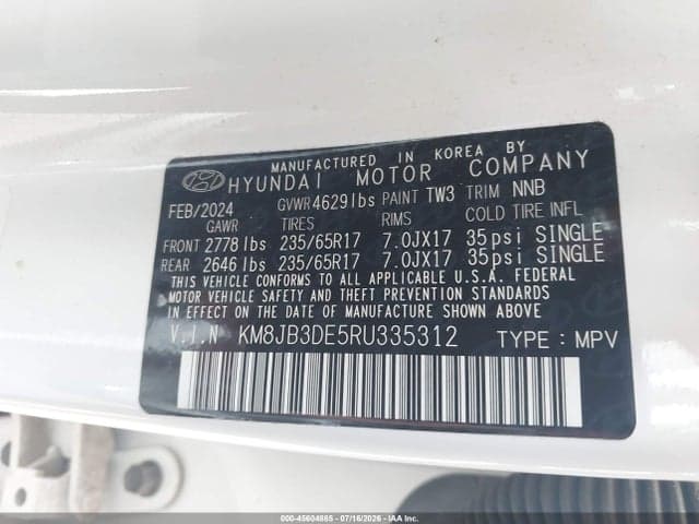 2024 HYUNDAI TUCSON SEL 9
