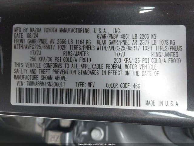 2025 MAZDA CX-50 2.5 S PREFERRED PACKAGE 9