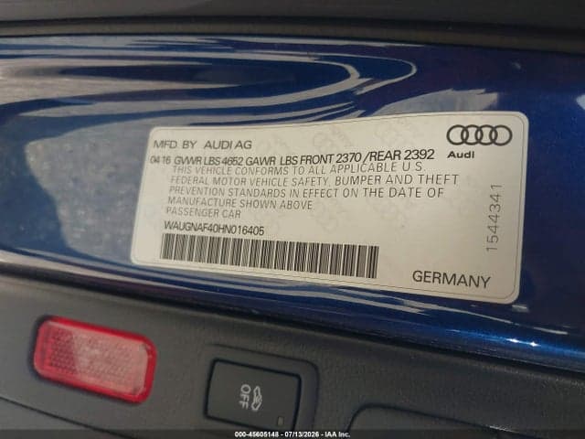 2017 AUDI A4 PREMIUM 9