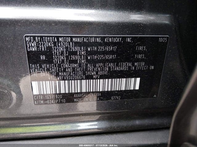 2025 TOYOTA RAV4 HYBRID LE 9