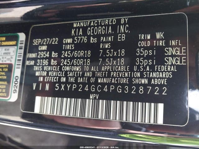 2023 KIA TELLURIDE LX 9