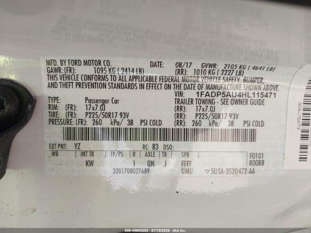 2017 FORD C-MAX HYBRID SE 9