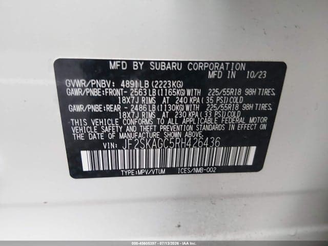 2024 SUBARU FORESTER SPORT 9