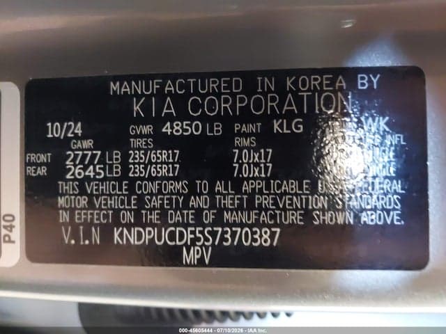 2025 KIA SPORTAGE LX 9