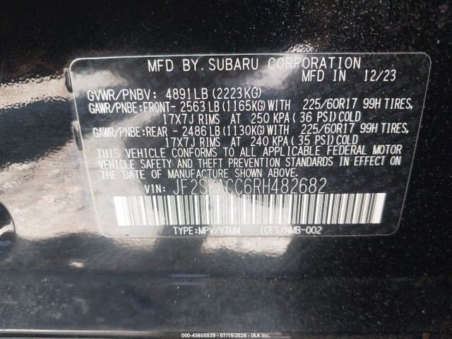 2024 SUBARU FORESTER PREMIUM 9