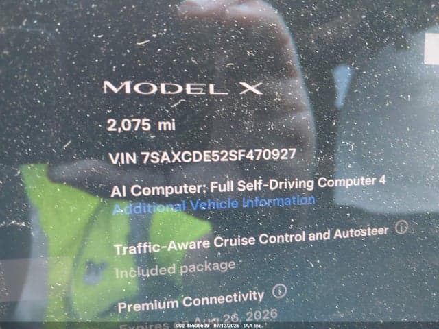 2025 TESLA MODEL X LONG RANGE 16