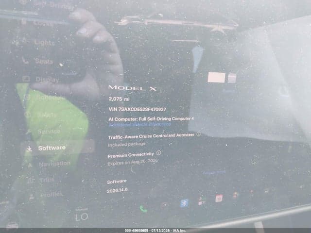 2025 TESLA MODEL X LONG RANGE 7