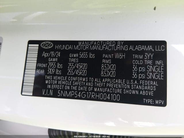 2024 HYUNDAI SANTA FE HYBRID CALLIGRAPHY 9