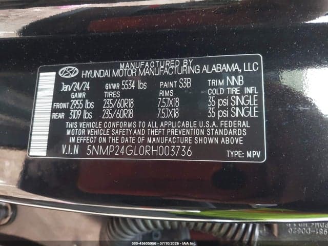 2024 HYUNDAI SANTA FE SEL 9
