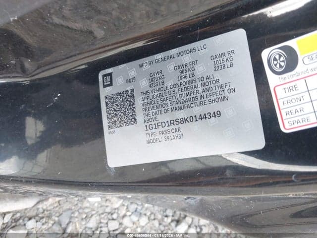 2019 CHEVROLET CAMARO 3LT 9