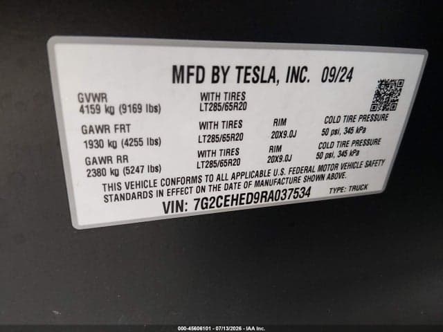 2024 TESLA CYBERTRUCK ALL-WHEEL DRIVE 9