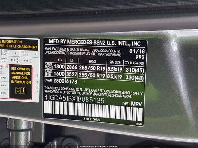 2018 MERCEDES-BENZ GLE 350 9