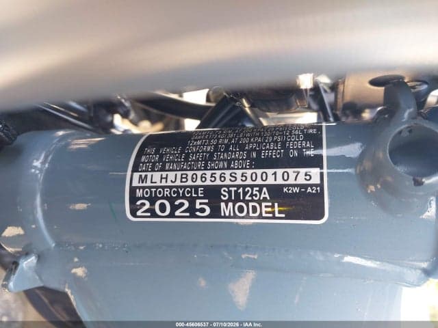 2025 HONDA ST125 A 10
