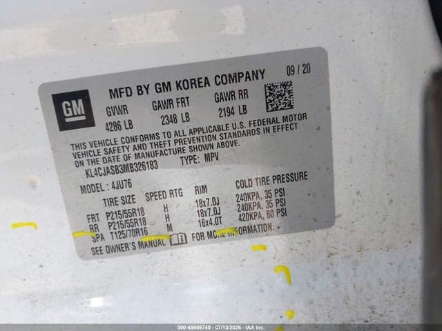 2021 BUICK ENCORE FWD PREFERRED 9