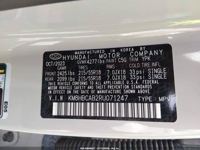 2024 HYUNDAI KONA SEL 9